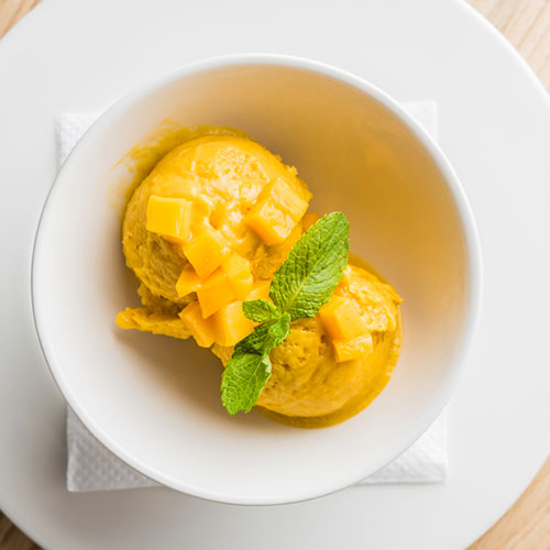Helado de Lúcuma y plátano