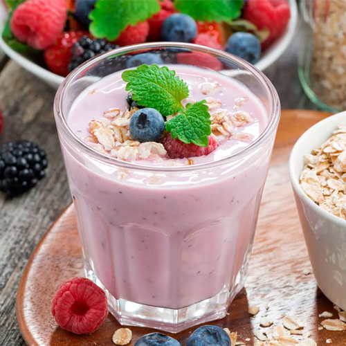 Smoothie de frutas y avena